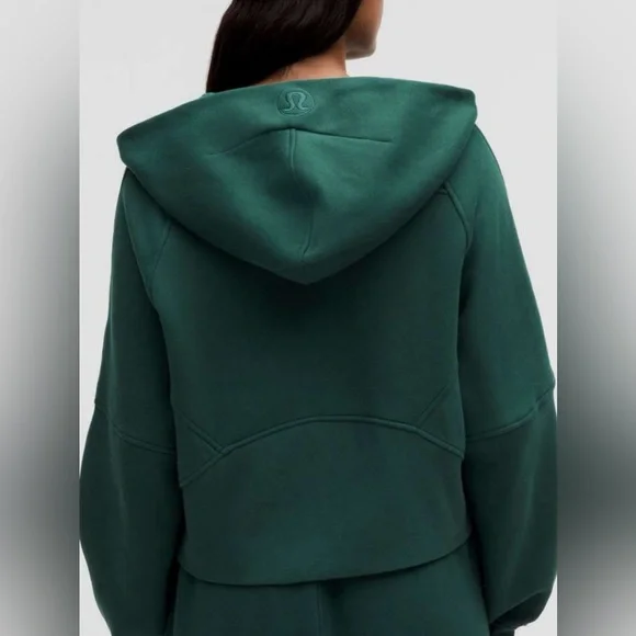 lululemon athletica storm teal Green and Gold full Zip-Up scuba M/L - Picture 5 of 9